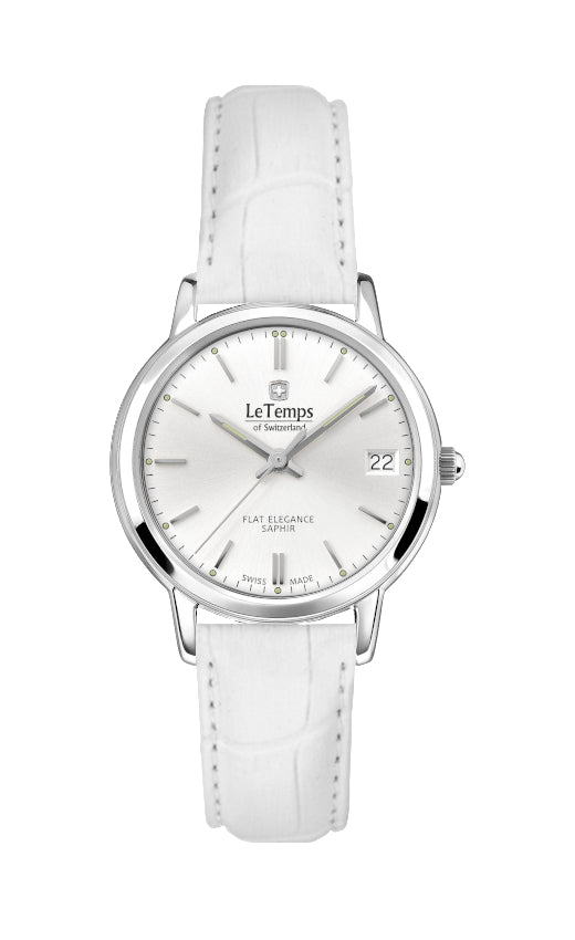 LeTemps FLAT ELEGANCE LADY SAPHIR QUARZ WATCH 30M