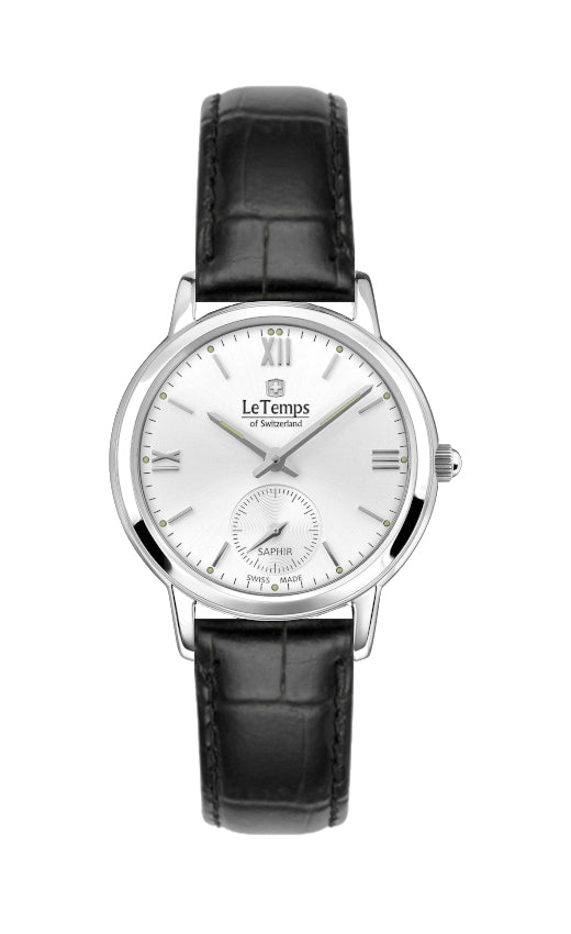 LeTemps FLAT ELEGANCE LADY SAPHIR QUARZ WATCH 30M