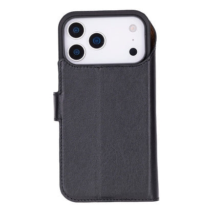 iPhone 17 Pro Max (6.9") Magicportemonnaie Echtleder Geldbörsenhülle