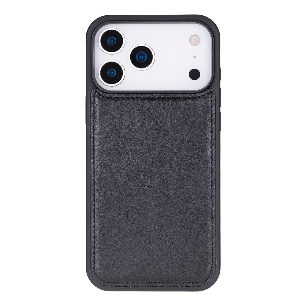 iPhone 17 Pro Max (6.9") Magicportemonnaie Echtleder Geldbörsenhülle