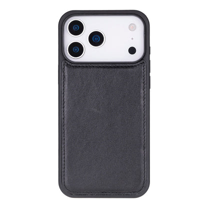 iPhone 17 Pro Max (6.9") Magicportemonnaie Echtleder Geldbörsenhülle