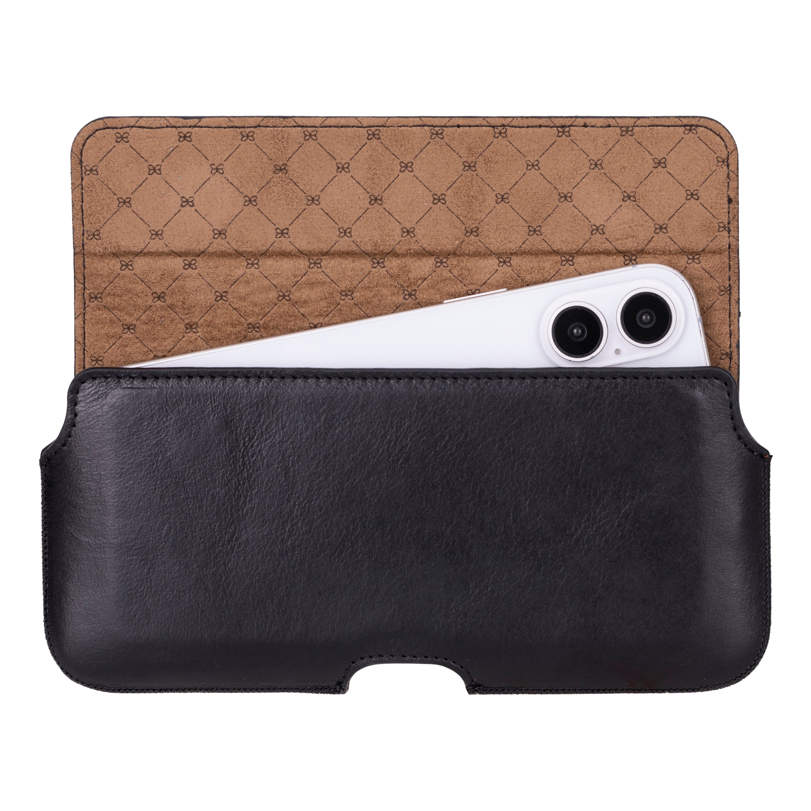 Aslant Belt iPhone 16 Pro Max Leather Case - Phonebazaar