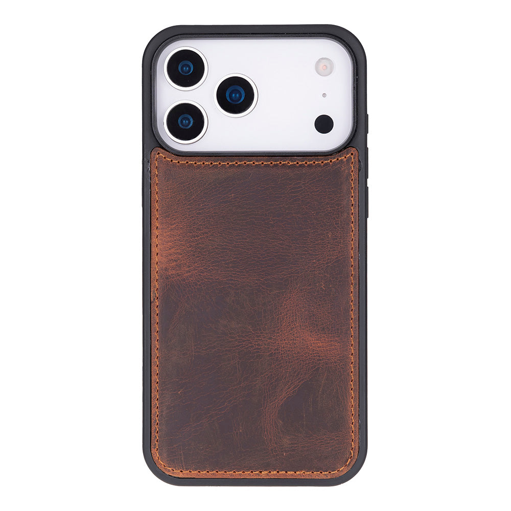 iPhone 17 Pro Max (6.9") Magicportemonnaie Echtleder Geldbörsenhülle