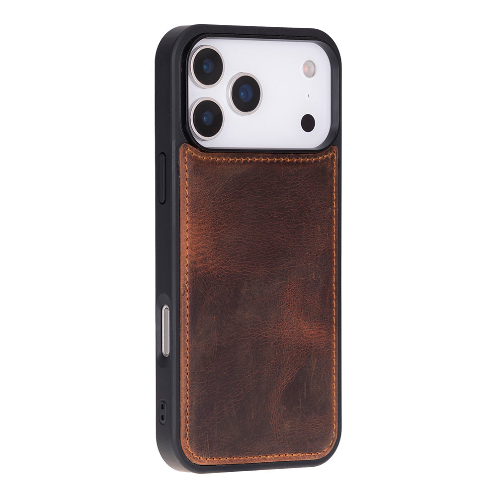 iPhone 17 Pro Max (6.9") Magicportemonnaie Echtleder Geldbörsenhülle