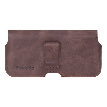 Aslant Belt iPhone 16 Pro Max Leather Case - Phonebazaar