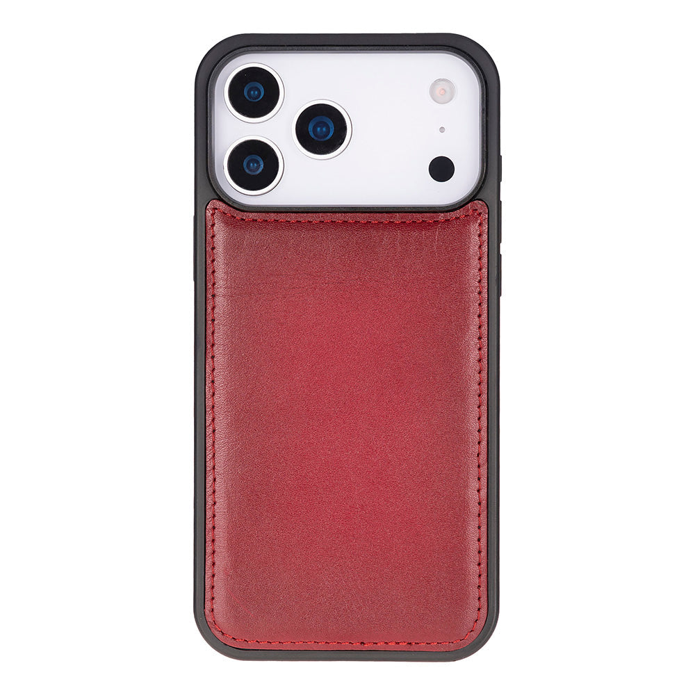 iPhone 17 Pro Max (6.9") Magicportemonnaie Echtleder Geldbörsenhülle