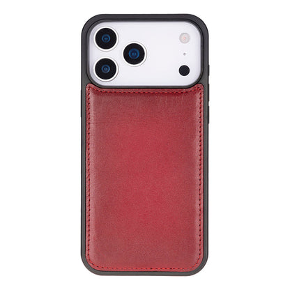 iPhone 17 Pro Max (6.9") Magicportemonnaie Echtleder Geldbörsenhülle
