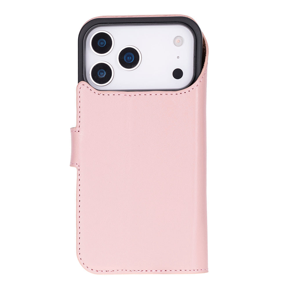iPhone 17 Pro Max (6.9") Magicportemonnaie Echtleder Geldbörsenhülle