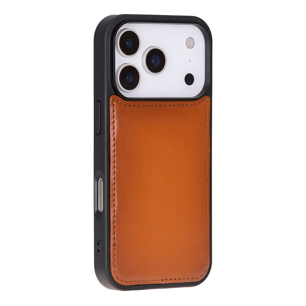 iPhone 17 Pro Max (6.9") Magicportemonnaie Echtleder Geldbörsenhülle