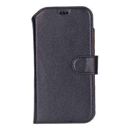 iPhone 17 Air Magicportemonnaie Echtleder Geldbörsenhülle (Rot, Schwarz, Tan, Rosa, Grau, Blau, Braun,)