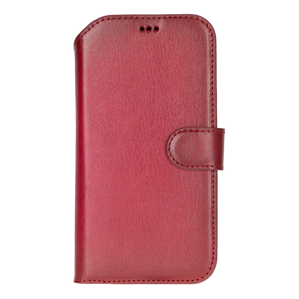 iPhone 17 Air Magicportemonnaie Echtleder Geldbörsenhülle (Rot, Schwarz, Tan, Rosa, Grau, Blau, Braun,)