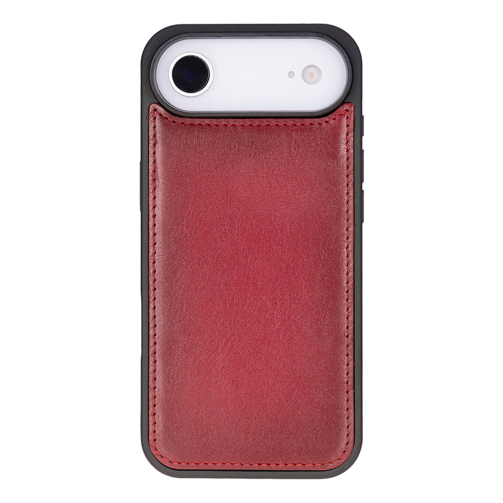 iPhone 17 Air Magicportemonnaie Echtleder Geldbörsenhülle (Rot, Schwarz, Tan, Rosa, Grau, Blau, Braun,)