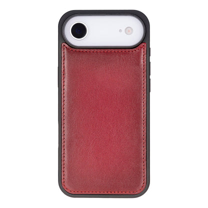 iPhone 17 Air Magicportemonnaie Echtleder Geldbörsenhülle (Rot, Schwarz, Tan, Rosa, Grau, Blau, Braun,)