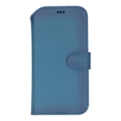 iPhone 17 Air Magicportemonnaie Echtleder Geldbörsenhülle (Rot, Schwarz, Tan, Rosa, Grau, Blau, Braun,)
