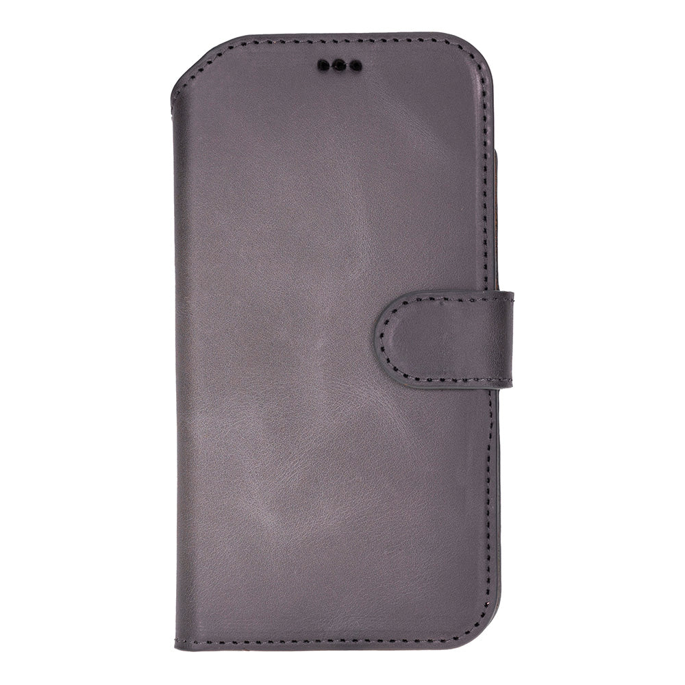 iPhone 17 Air Magicportemonnaie Echtleder Geldbörsenhülle (Rot, Schwarz, Tan, Rosa, Grau, Blau, Braun,)