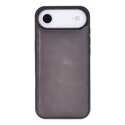 iPhone 17 Air Magicportemonnaie Echtleder Geldbörsenhülle (Rot, Schwarz, Tan, Rosa, Grau, Blau, Braun,)