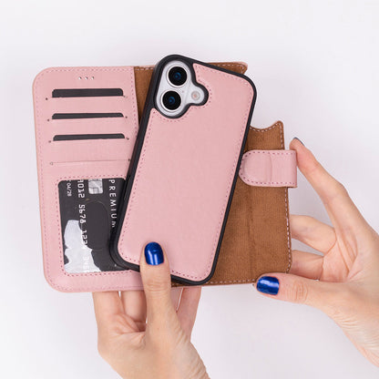 iPhone 17  Magicportemonnaie Echtleder Geldbörsenhülle