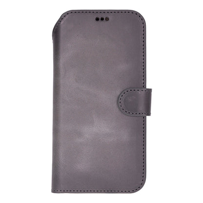 iPhone 17 Pro Max (6.9") Magicportemonnaie Echtleder Geldbörsenhülle