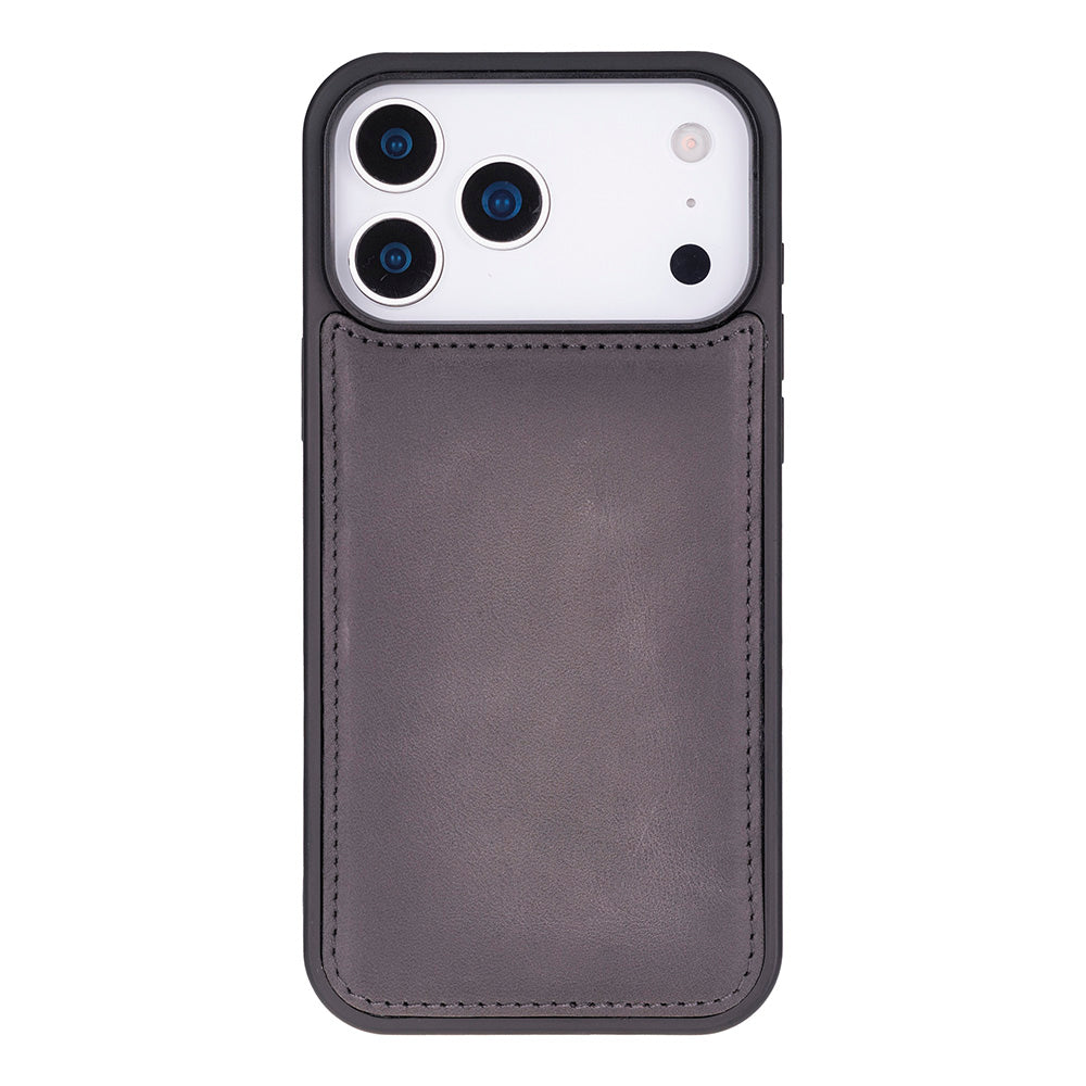 iPhone 17 Pro Max (6.9") Magicportemonnaie Echtleder Geldbörsenhülle