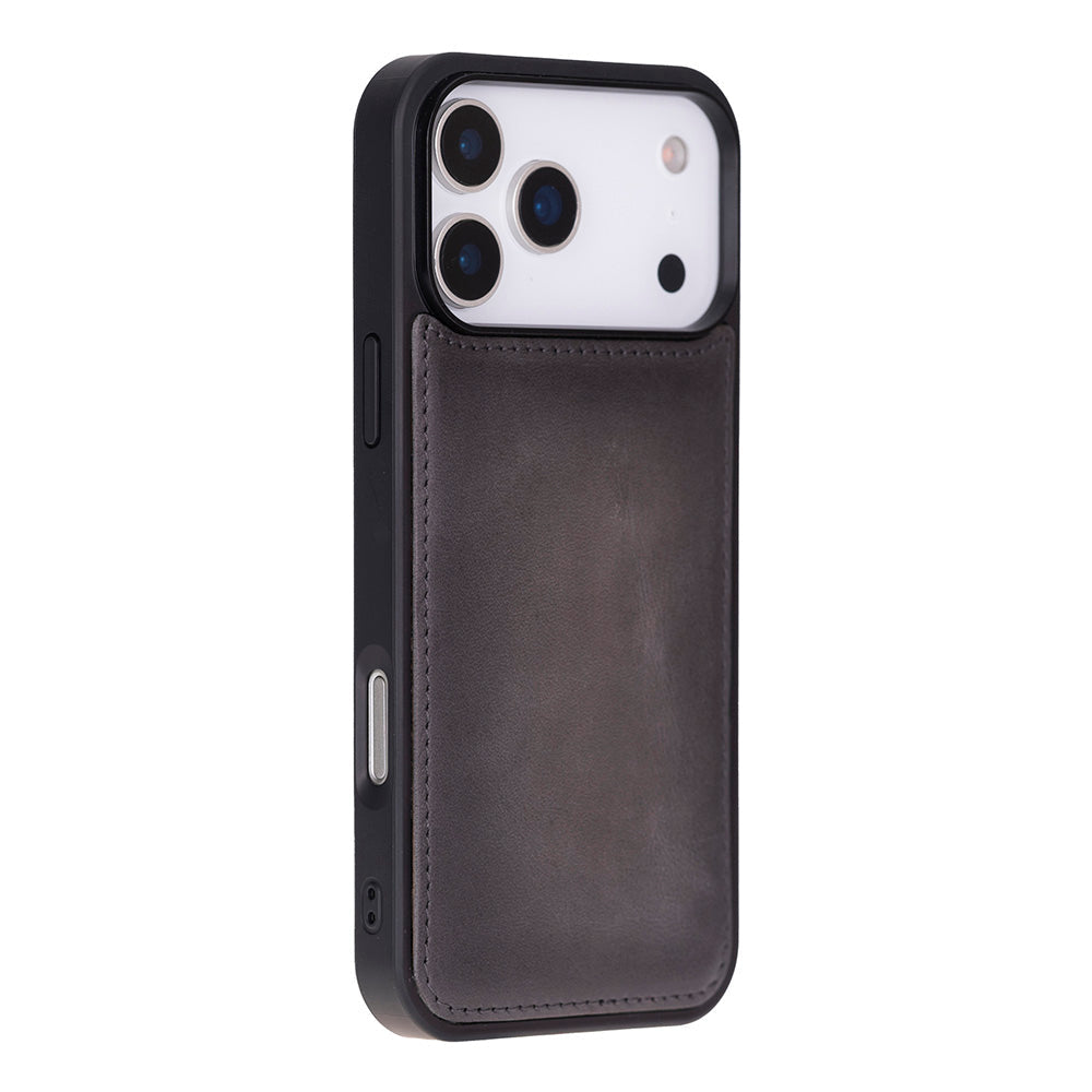 iPhone 17 Pro Max (6.9") Magicportemonnaie Echtleder Geldbörsenhülle