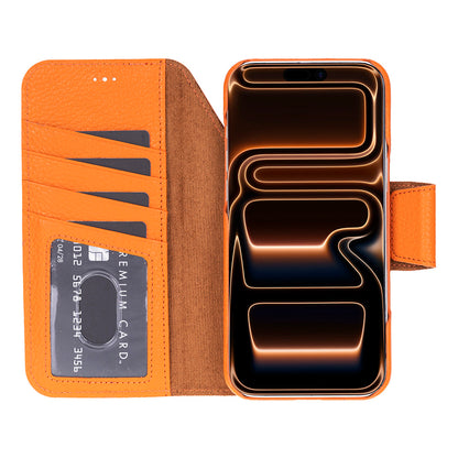 iPhone 17 Pro Max Elite Magic Echtleder MagSafe Wallet Hülle