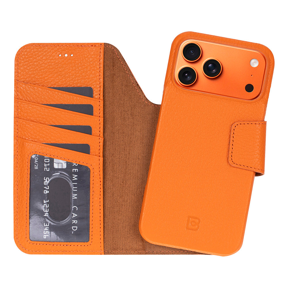 iPhone 17 Pro Max Elite Magic Echtleder MagSafe Wallet Hülle