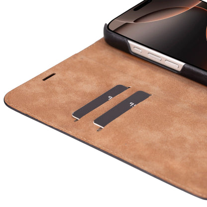Sonat iPhone 16 Pro / 16 Pro Max Lederhülle - Stil & Funktion Perfekt Kombiniert