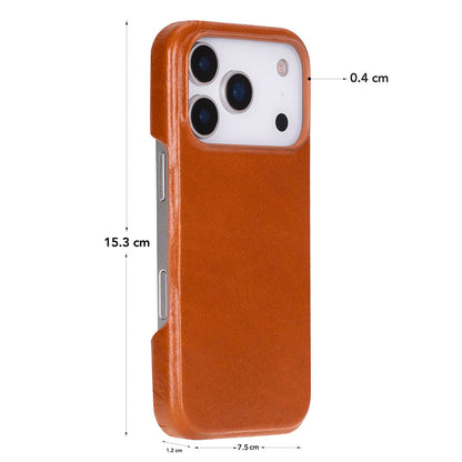 iPhone 17 Pro (6.3") Ultimate-Jackett Echtleder Dünne Hülle