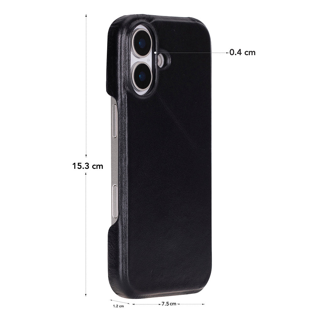 iPhone 17 (6.3") Ultimate-Jackett Echtleder Dünne Hülle