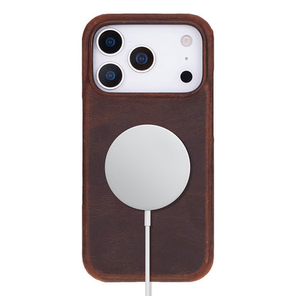iPhone 17 Pro Max (6.9") Ultimate-Jacket Echtleder Dünne Hülle