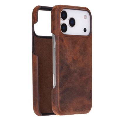 iPhone 17 Pro Max (6.9") Ultimate-Jacket Echtleder Dünne Hülle