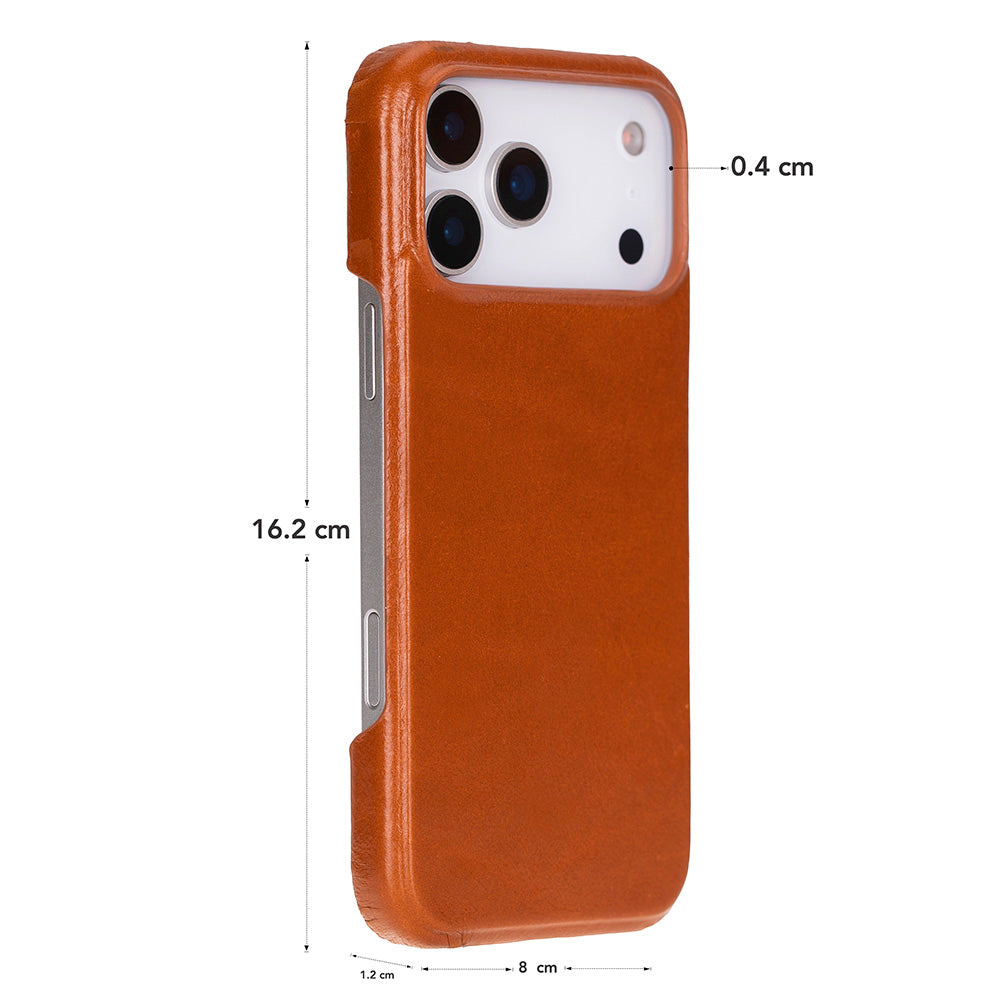 iPhone 17 Pro Max (6.9") Ultimate-Jacket Echtleder Dünne Hülle