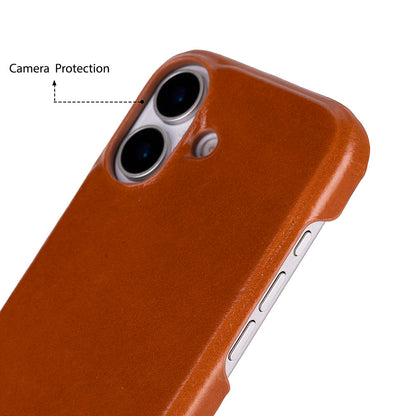 iPhone 17 (6.3") Ultimate-Jackett Echtleder Dünne Hülle