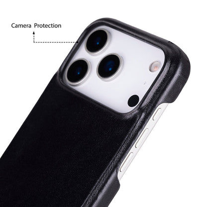 iPhone 17 Pro (6.3") Ultimate-Jackett Echtleder Dünne Hülle