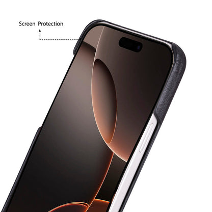 iPhone 17 Pro (6.3") Ultimate-Jackett Echtleder Dünne Hülle