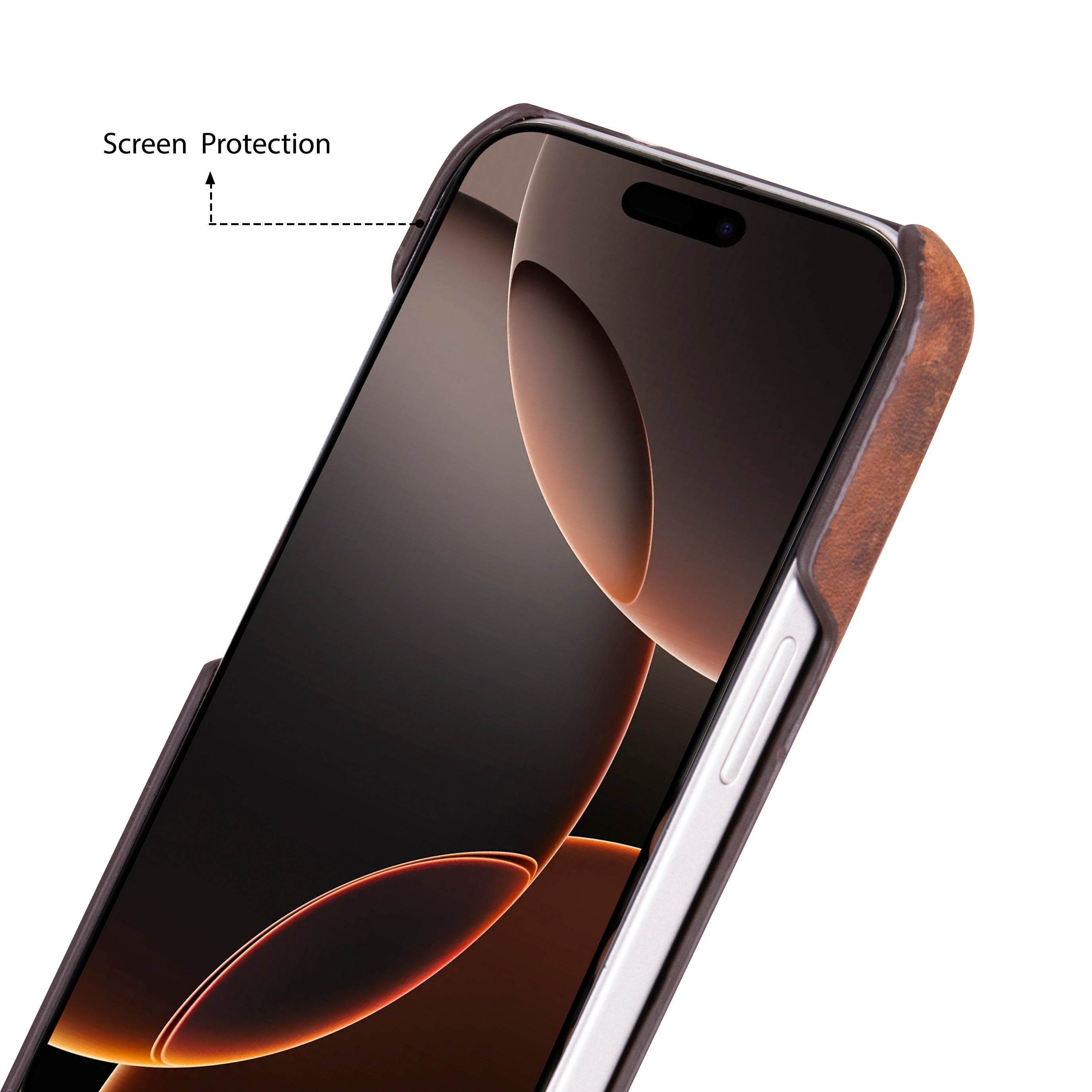 iPhone 17 (6.3") Ultimate-Jackett Echtleder Dünne Hülle