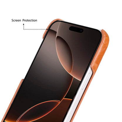 iPhone 17 (6.3") Ultimate-Jackett Echtleder Dünne Hülle