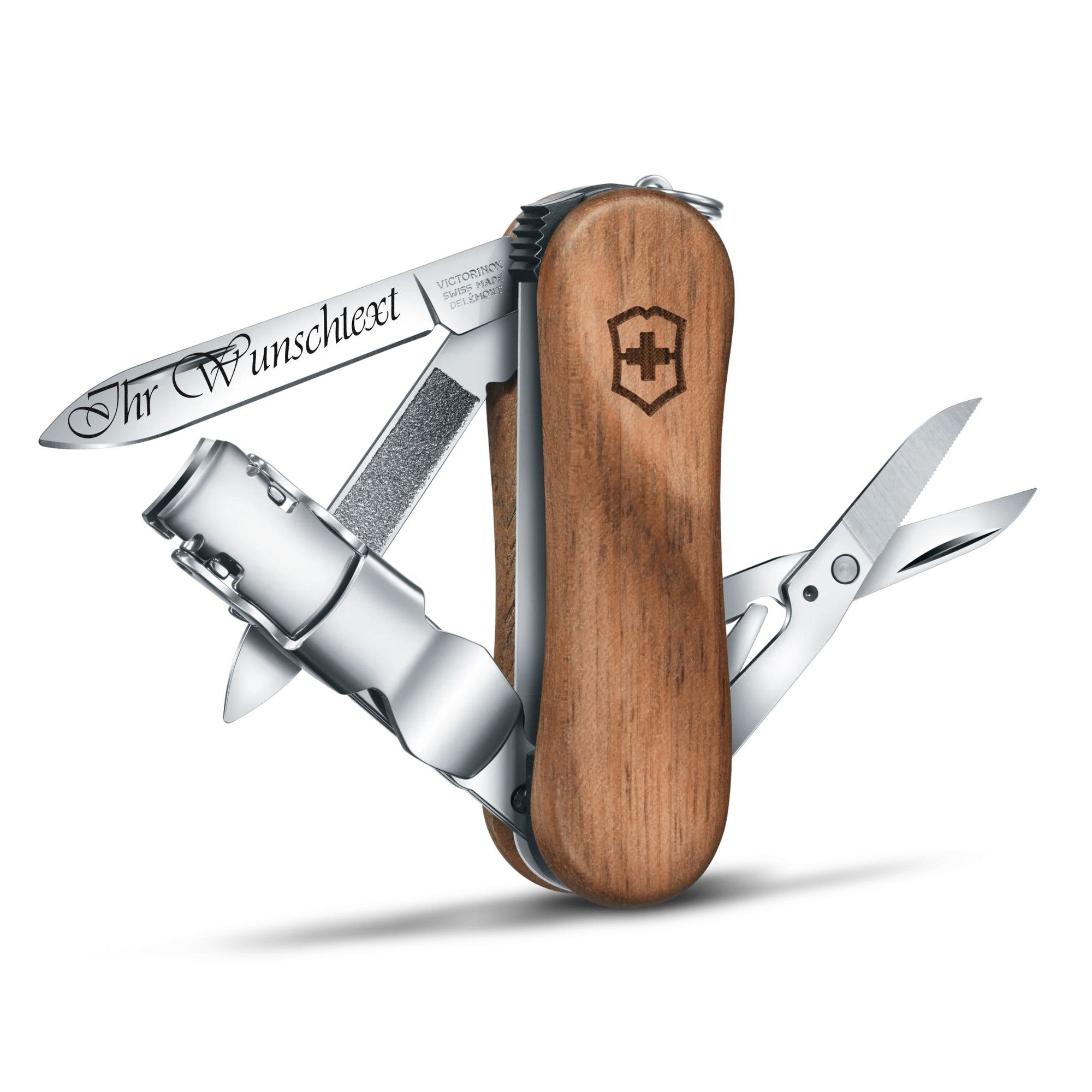 Victorinox Nail Clip 580 Wood mit Gravur