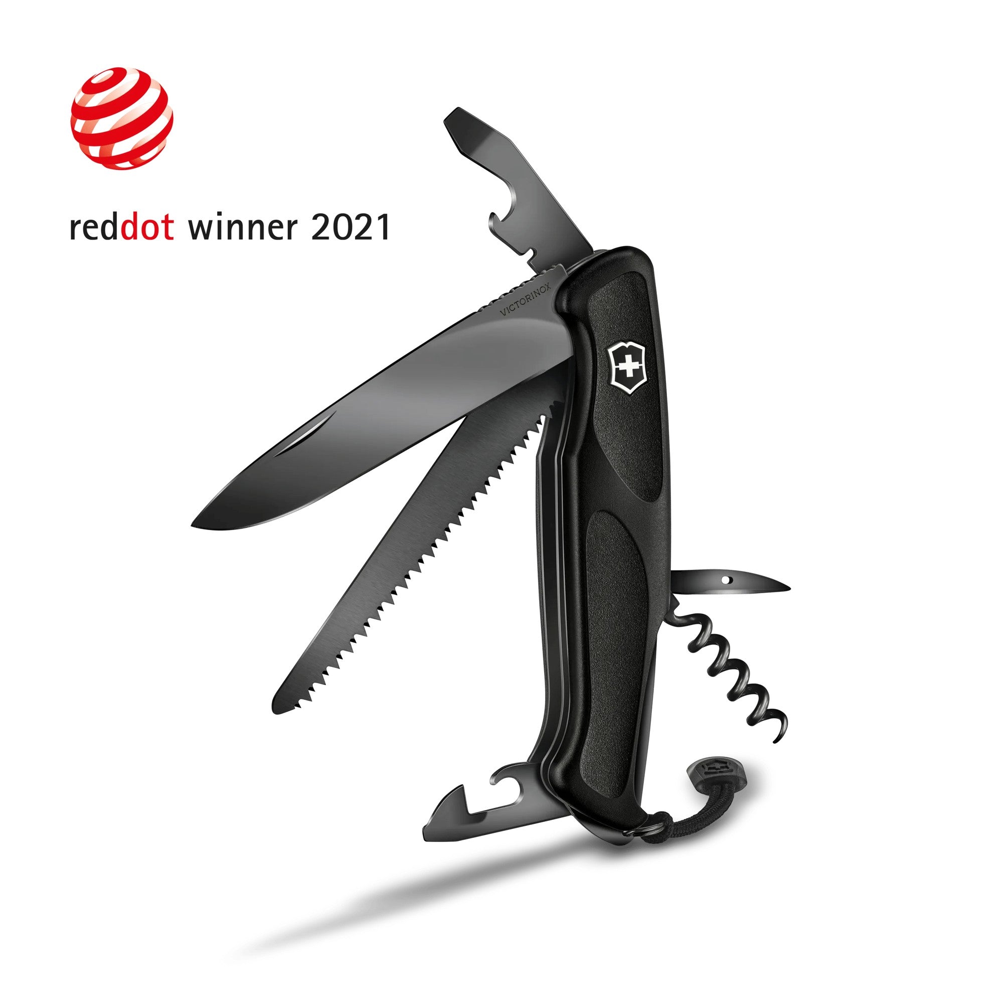 Victorinox Ranger 55 Grip Onyx Black mit Gravur
