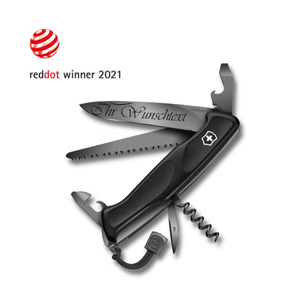 Victorinox Ranger 55 Grip Onyx Black mit Gravur