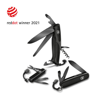 Victorinox Ranger 55 Grip Onyx Black mit Gravur