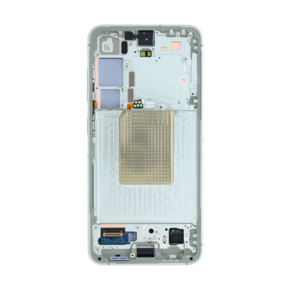 Samsung Galaxy S24 Display und Digitizer mit Rahmen in Jadegrün, vormontiert - Phonebazaar