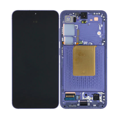 Samsung Galaxy S24 Display und Digitizer mit Rahmen Kobaltviolett vormontiert - Phonebazaar