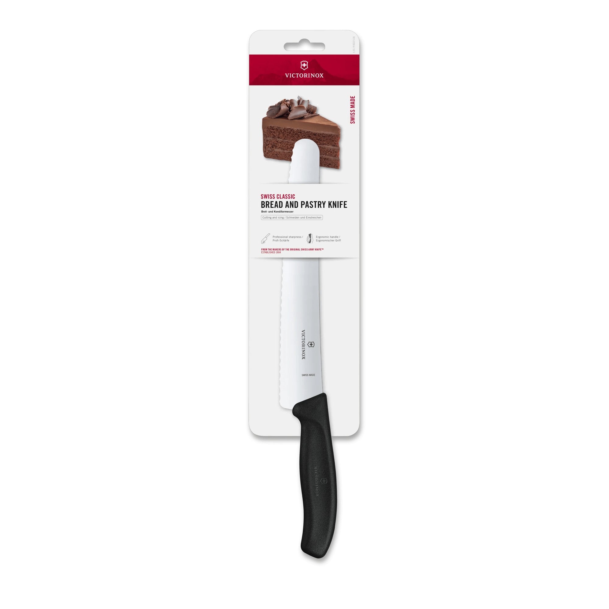 Victorinox Swiss Classic Brot- und Konditormesser, 22 cm mit Gravur
