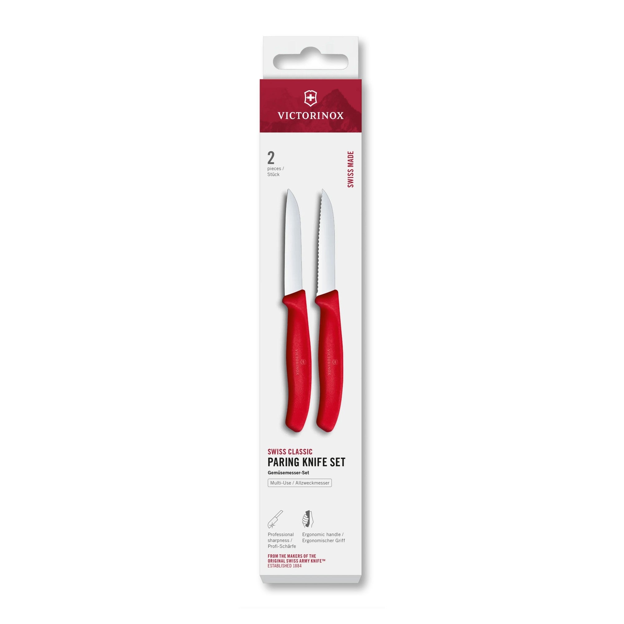 Victorinox Swiss Classic Gemüsemesser-Set, 2-teilig, 8 cm