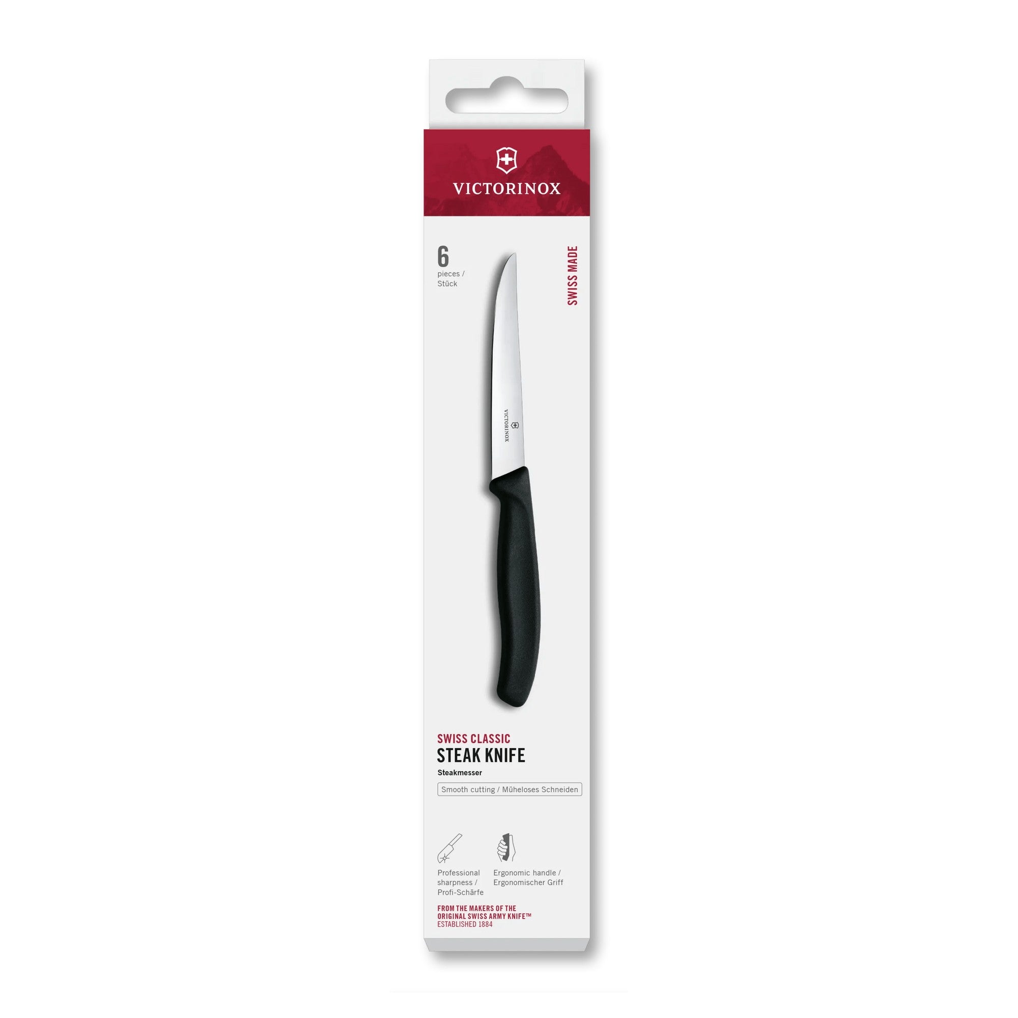 Victorinox Swiss Classic Steakmesser, 6-teilig, 11 cm