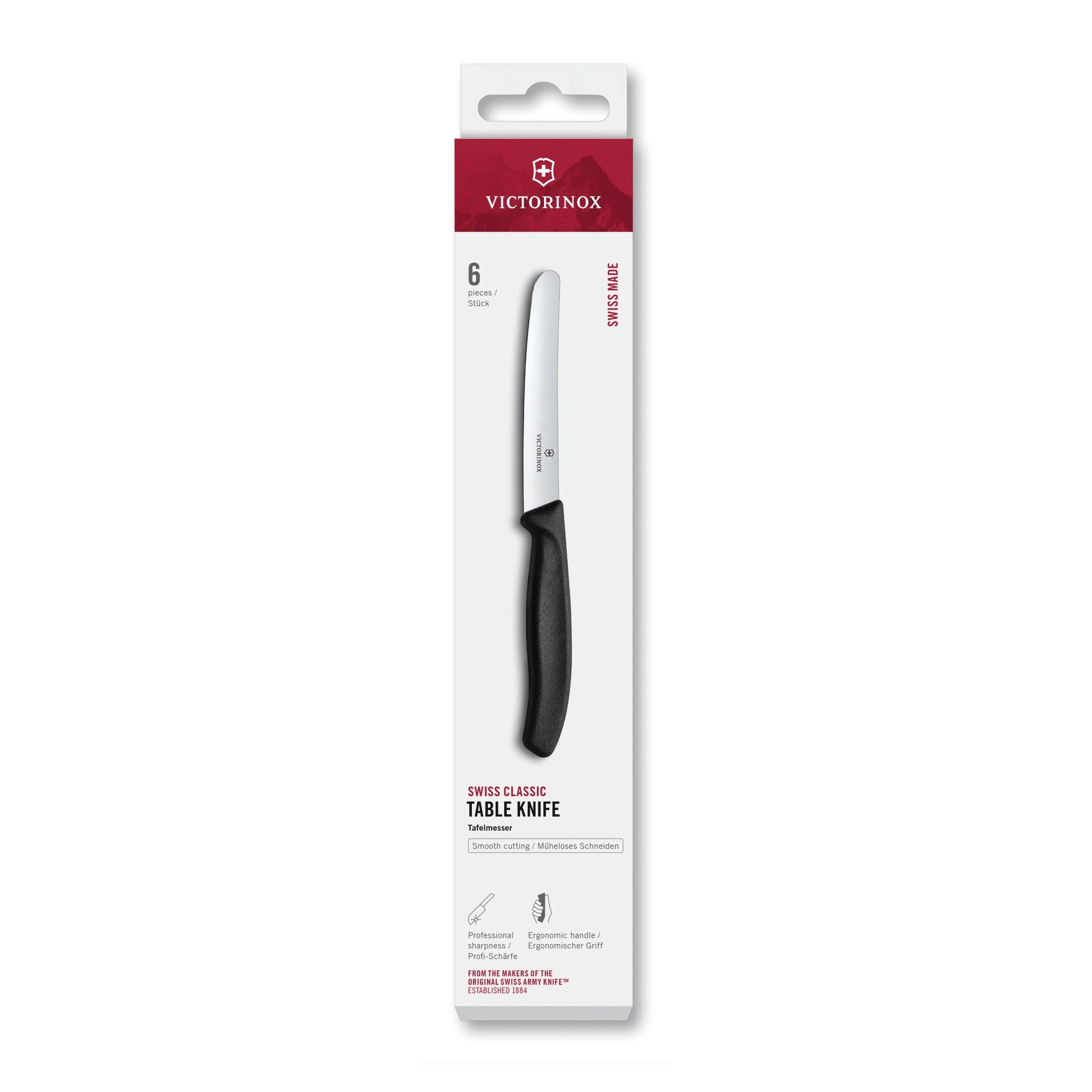 Victorinox Swiss Classic Tafelmesser, 6-teilig, 11 cm