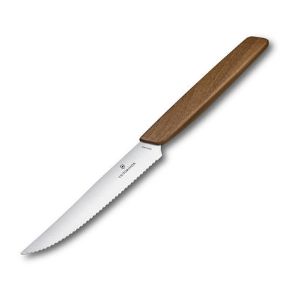 Victorinox Swiss Modern Steakmesser-Set, Wellenschliff, 12 cm