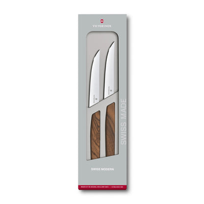 Victorinox Swiss Modern Steakmesser-Set, gerader Schliff, 12 cm