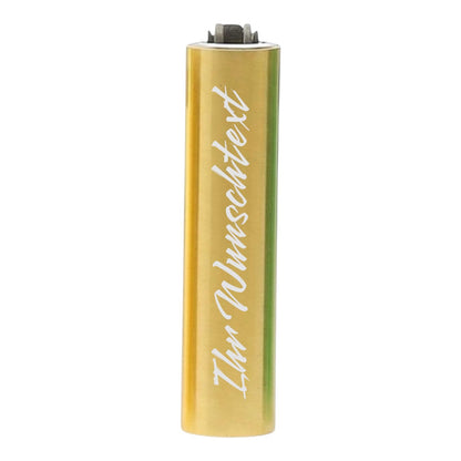 Clipper Micro Metal Cover Matt Gold (Auf Wunsch mit Gravur)